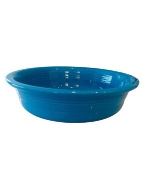 Fiesta Peacock Blue 10.5” Extra Large Serving Bowl 80 Oz 2.5 Qt USA HLC